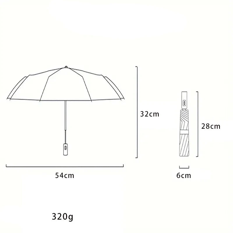 FruitsBrella - Parapluie a plis compact, Auto.