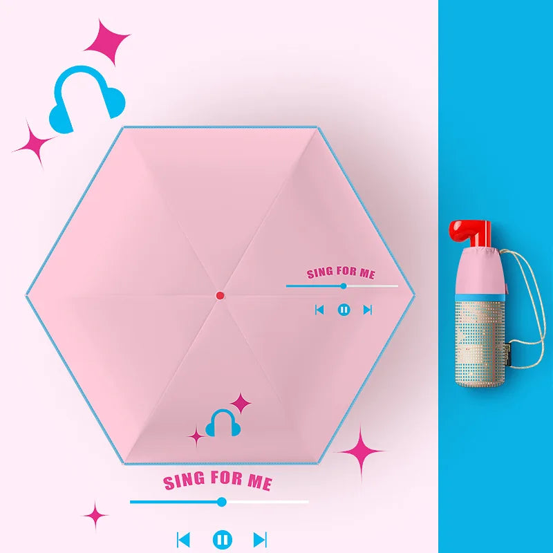 BootyRain - Parapluie enfant pliant compact.