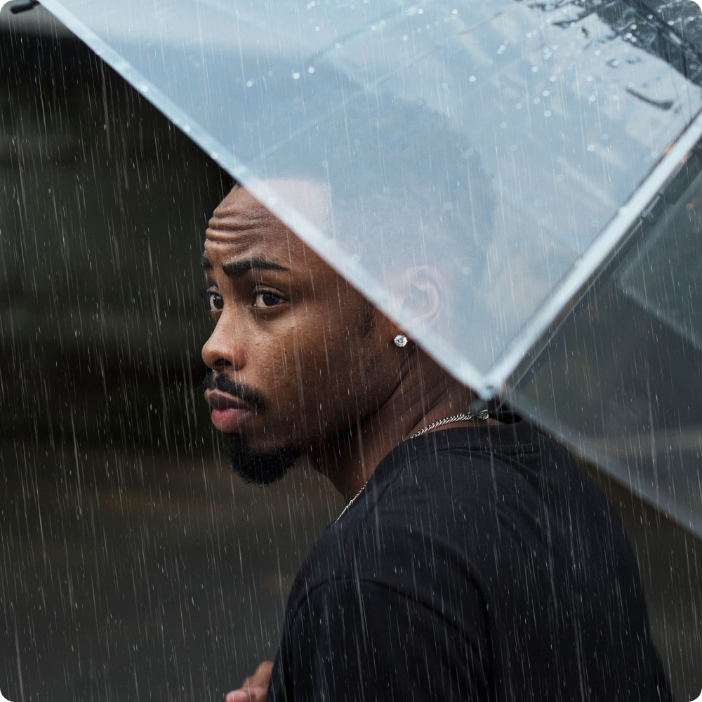 Parapluie transparent