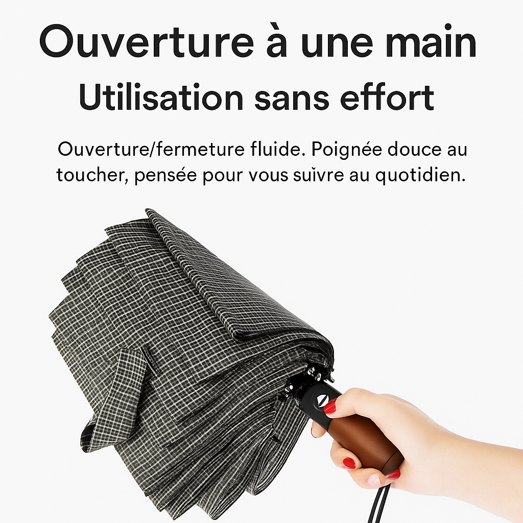 NomadRain - Parapluie pliant, compact, automatique.