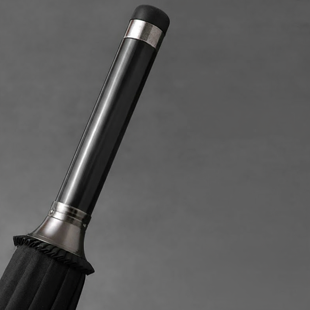 Parachase1123 - Parapluie anglais, long manche, robuste, semi-automatique.