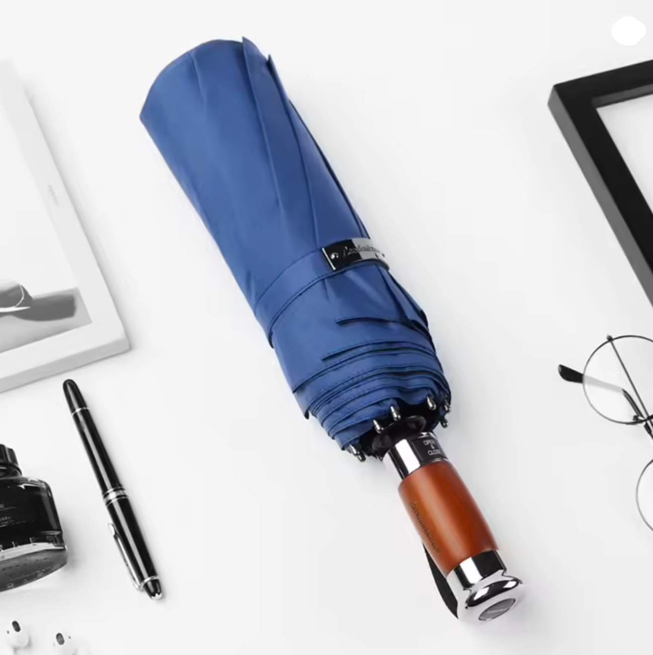 ImperiumCompact - Parapluie anglais, pliant et compact, large protection, robuste, automatique.