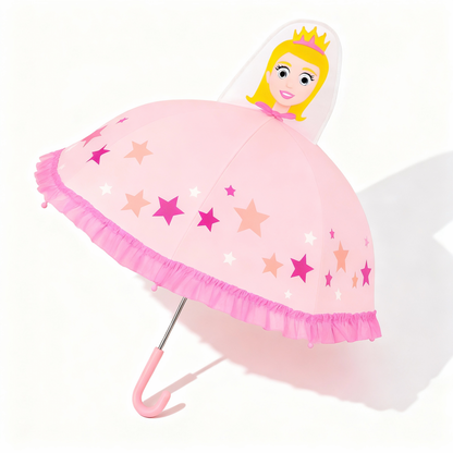 ColorDrop 3D - Parapluie enfant motif 3D.