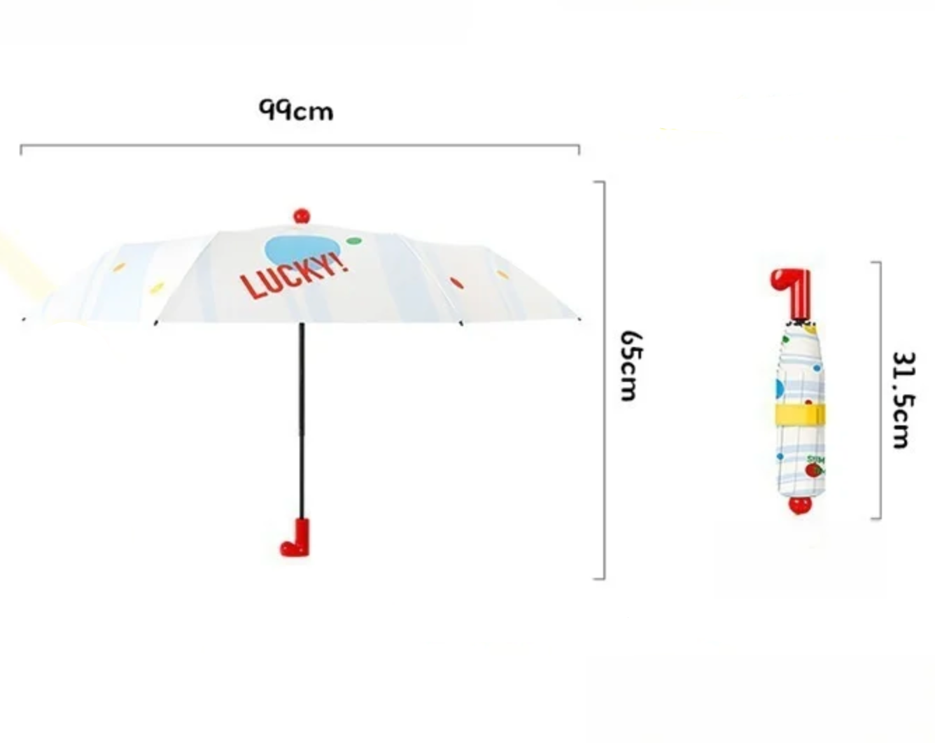 Miffy - Parapluie pliant compact.