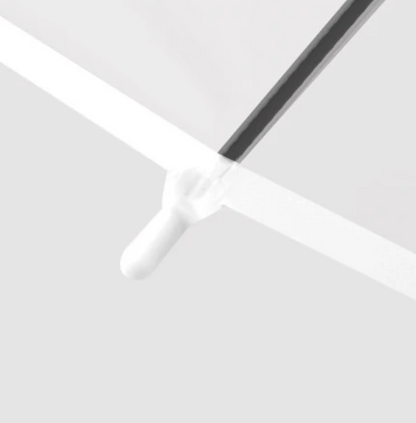 Transluvia - Parapluie transparent, long manche, large protection.