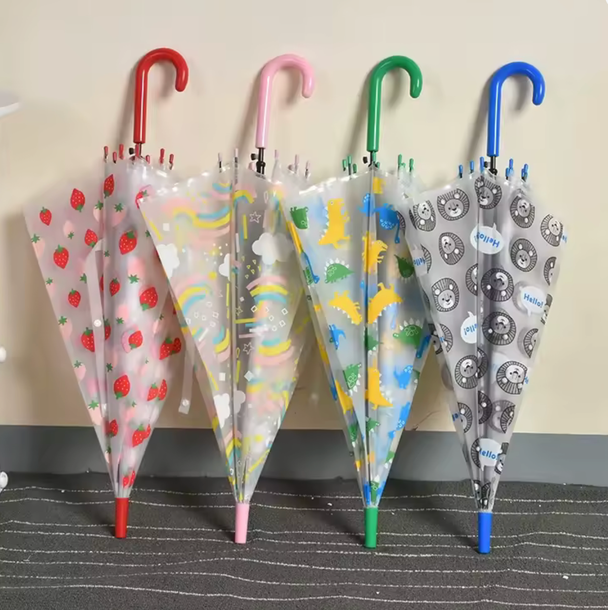 ClearJoy - Parapluie enfant transparent.