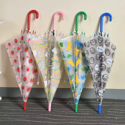 ClearJoy - Parapluie enfant transparent.