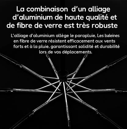 Parachase3280 - Parapluie pliant, compact, automatique, robuste.