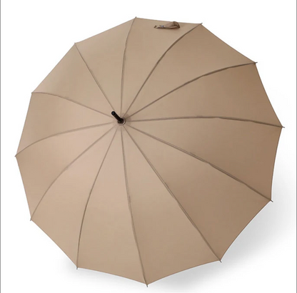 Parachase1123 - Parapluie anglais, long manche, robuste, semi-automatique.