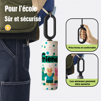 HappyRain - Parapluie enfant, sécurité réfléchissante.