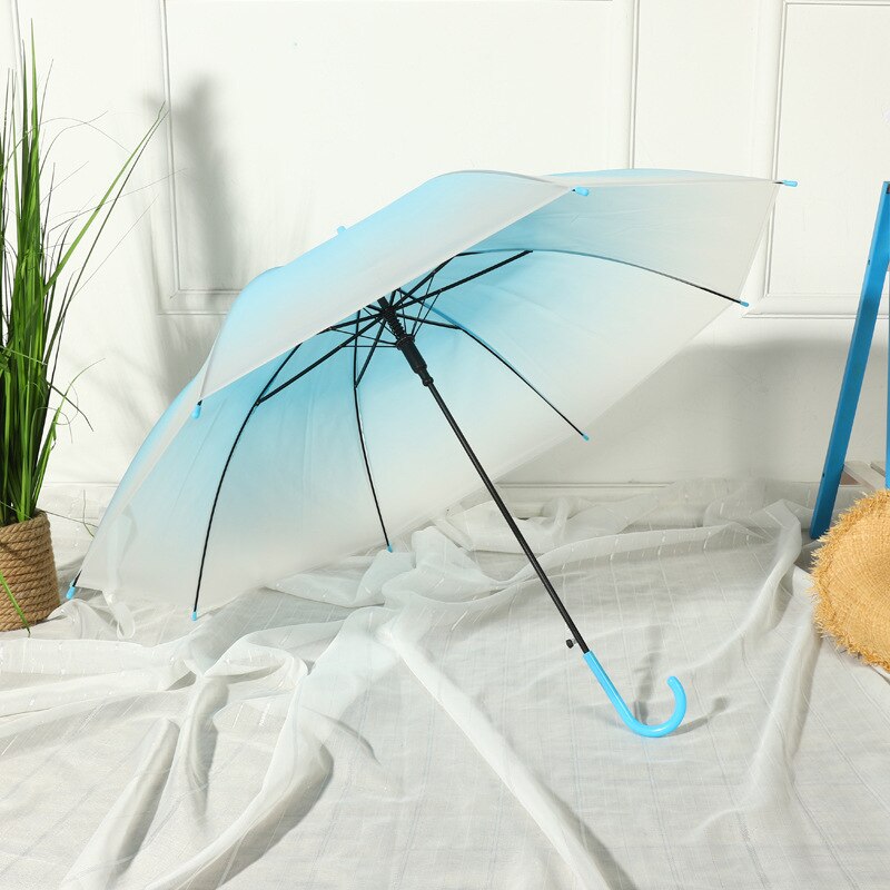 ClairDégradé - Parapluie transparent dégradé de couleur.