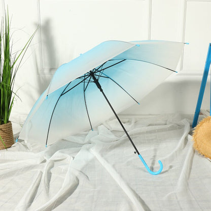 ClairDégradé - Parapluie transparent dégradé de couleur.