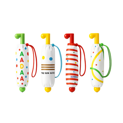 BootyRain - Parapluie enfant pliant compact.