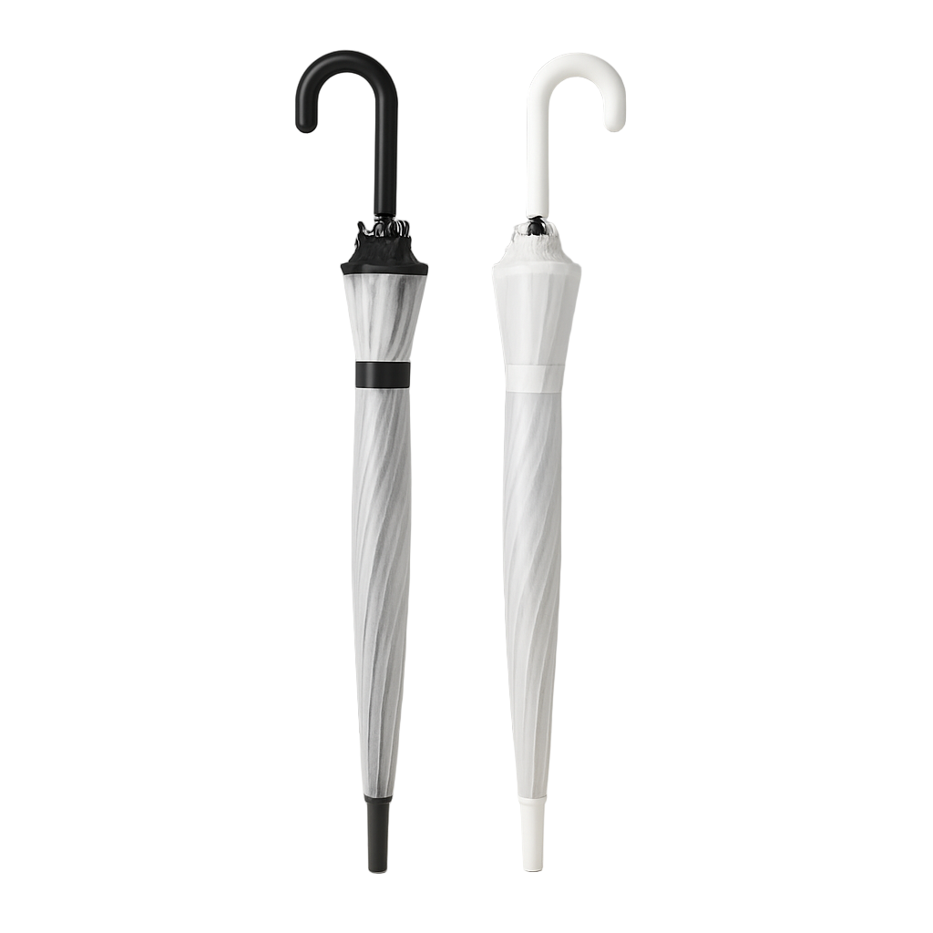 Transluvia - Parapluie transparent, long manche, large protection.