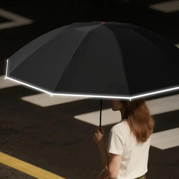 DryFlip - Parapluie pliant, inversé, sécurisé, automatique.