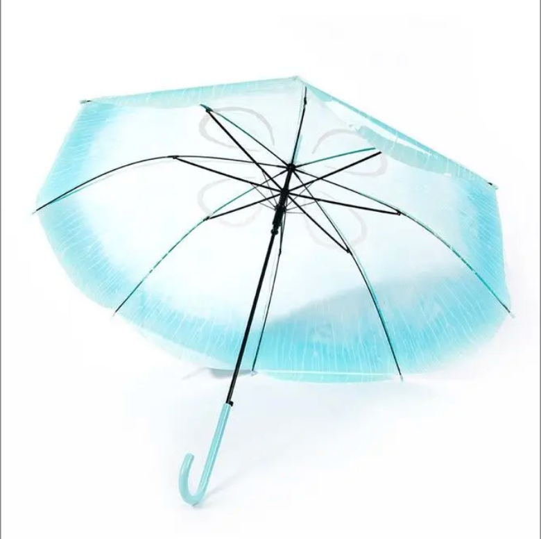 Médusea - Parapluie transparent, design méduse, resistant au vent.
