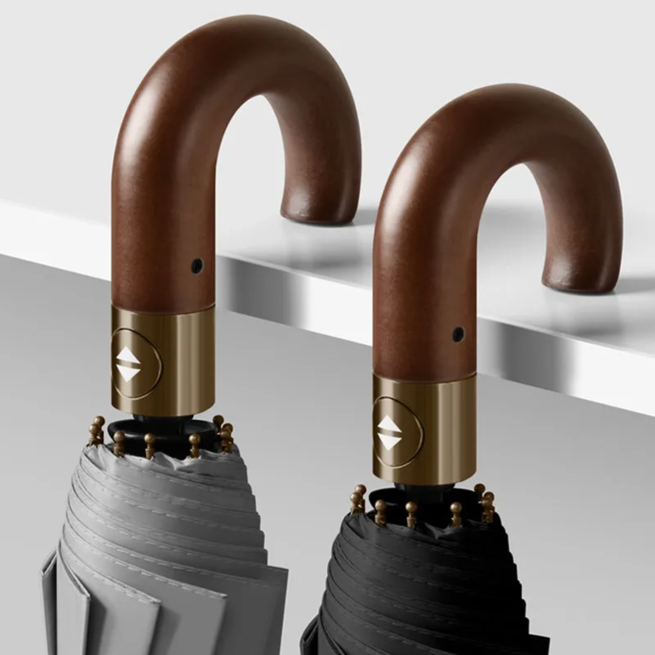 Business - Parapluie anglais, pliant et compact , automatique.