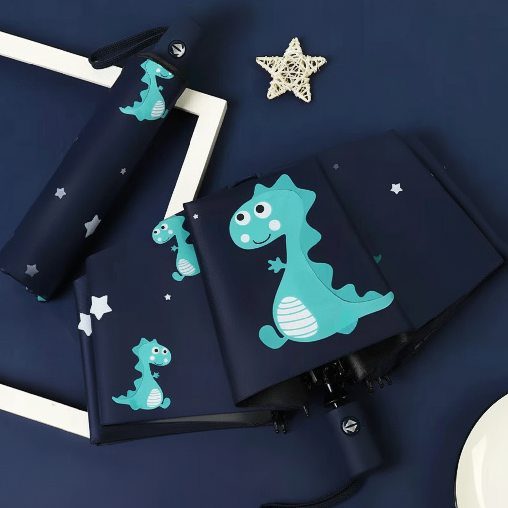PetitRex - Parapluie enfant, pliant, compact et léger.