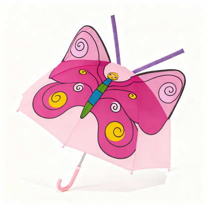 ColorDrop 3D - Parapluie enfant motif 3D.