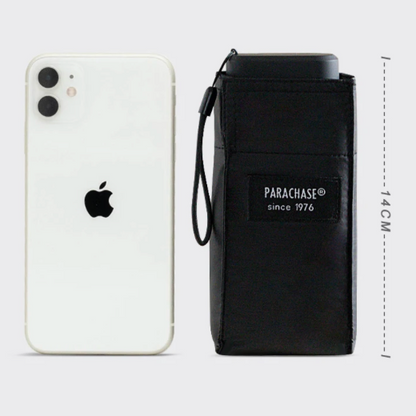 PARACHASE6001 - Parapluie pliant compact, plat, léger