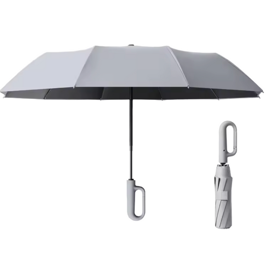 StormGuard 125 - Parapluie pliant, large couverture, automatique.