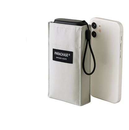 PARACHASE6001 - Parapluie pliant compact, plat, léger