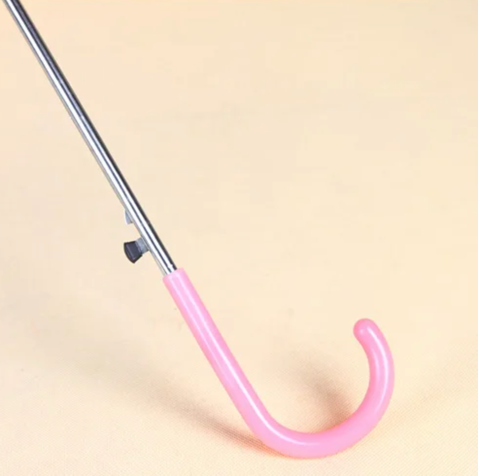 Vitra - Parapluie transparent, long manche, semi auto, leger.