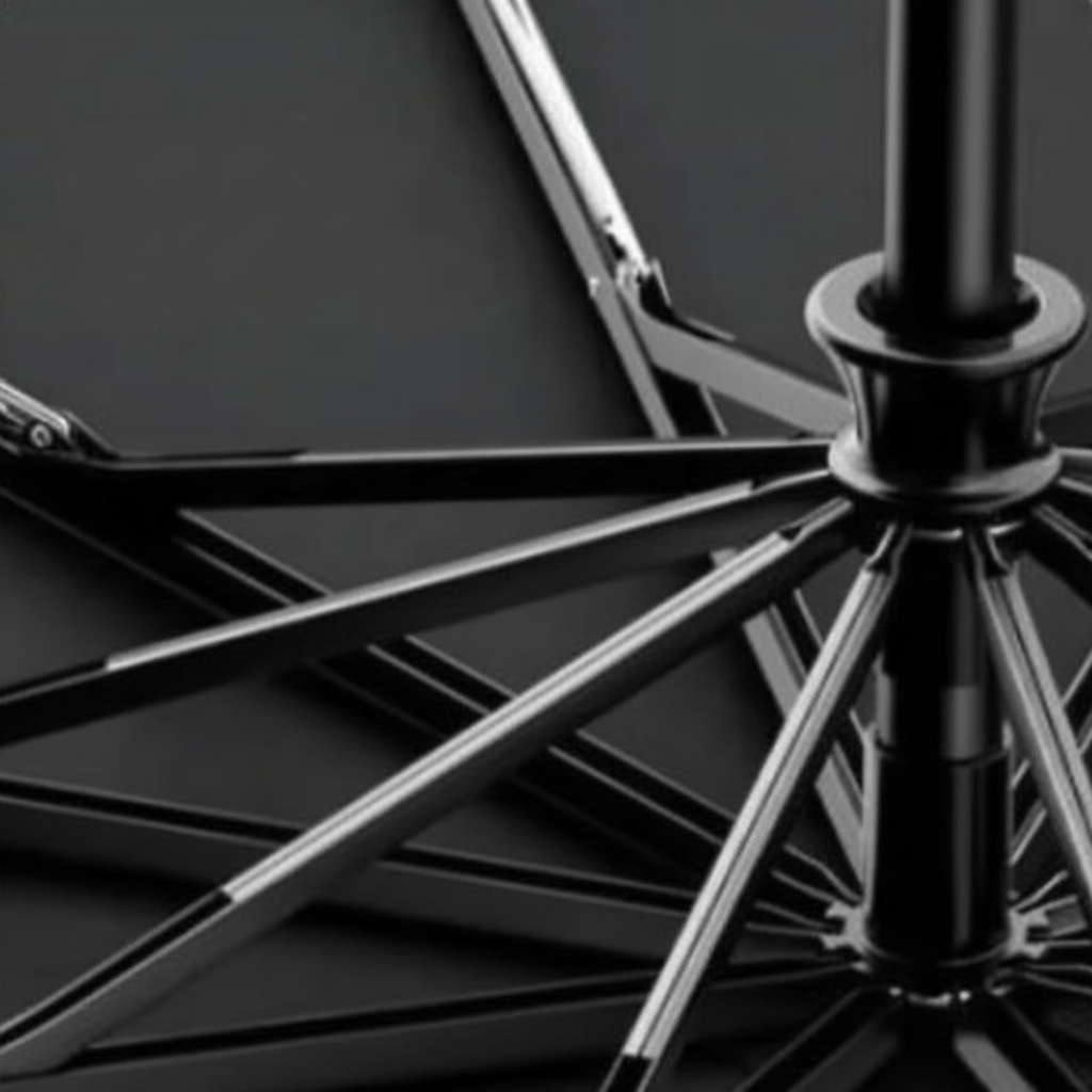 HydroTech 280T - Parapluie a plis, automatique, structure renforcé.