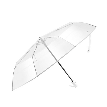 ClairCity - Parapluie transparent, pliant et compact, automatique.