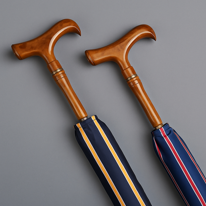 Parachase 7171 -Parapluie anglais, canne, led intégrée, multifonctions.