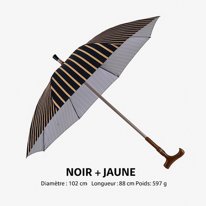 Parachase 7171 -Parapluie anglais, canne, led intégrée, multifonctions.