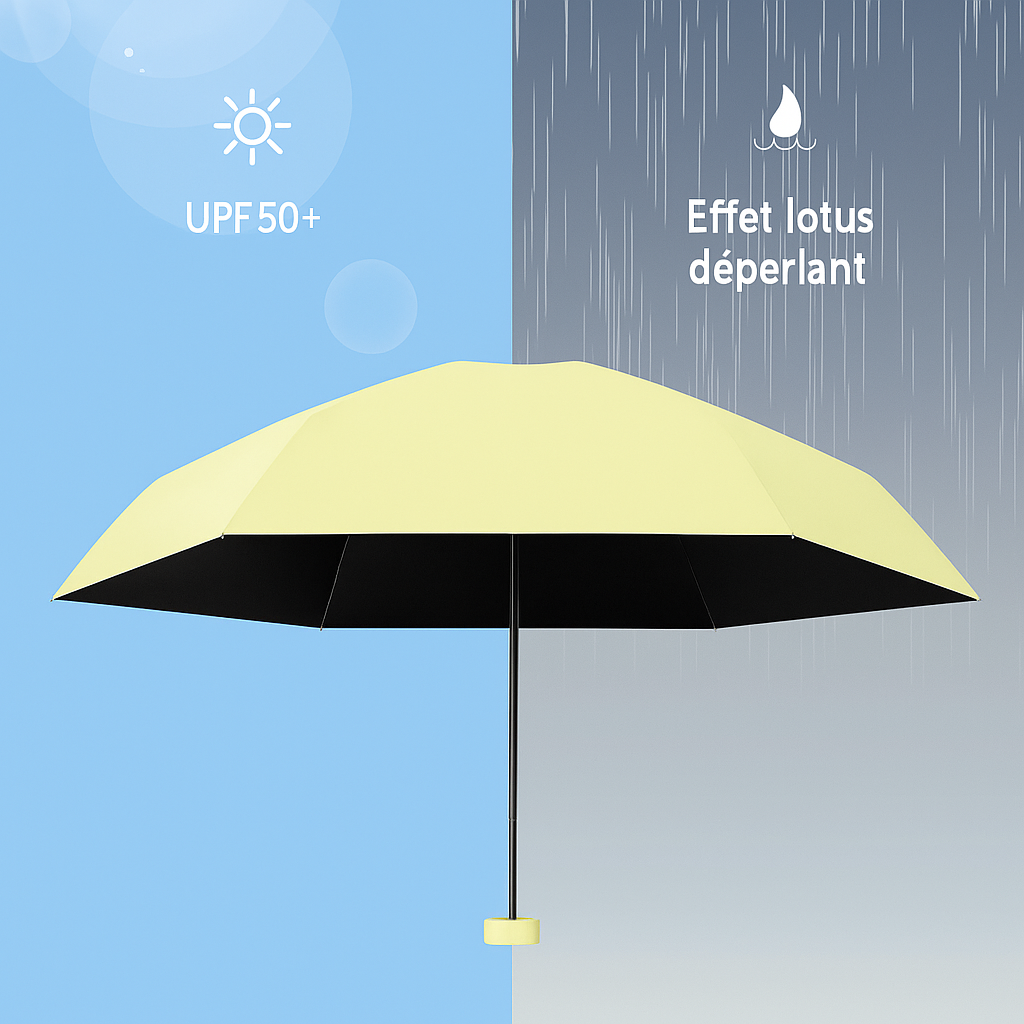 PocketShade - Parapluie pliant, ultra compact, robuste