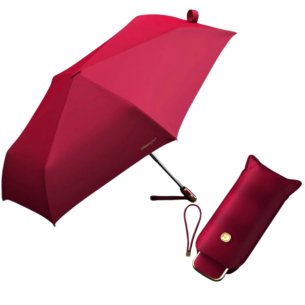Olycat - Parapluie pliant, compact, plat, automatique.