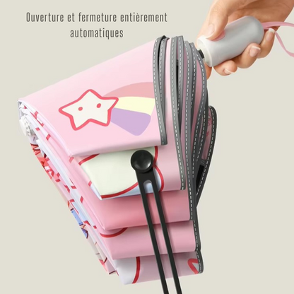 Éclipse - Parapluie enfant, sécuritaire, à plis.