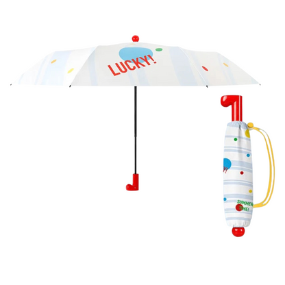BootyRain - Parapluie enfant pliant compact.