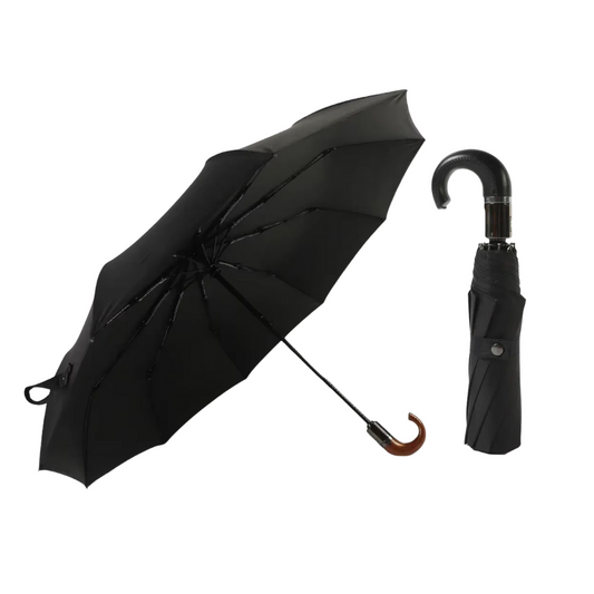 Windprotect - parapluie anglais, pliant et compact, large couverture, automatique
