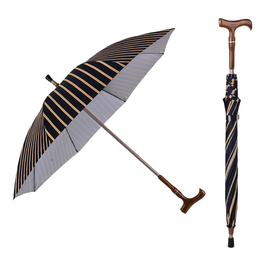 Parachase 7171 -Parapluie anglais, canne, led intégrée, multifonctions.