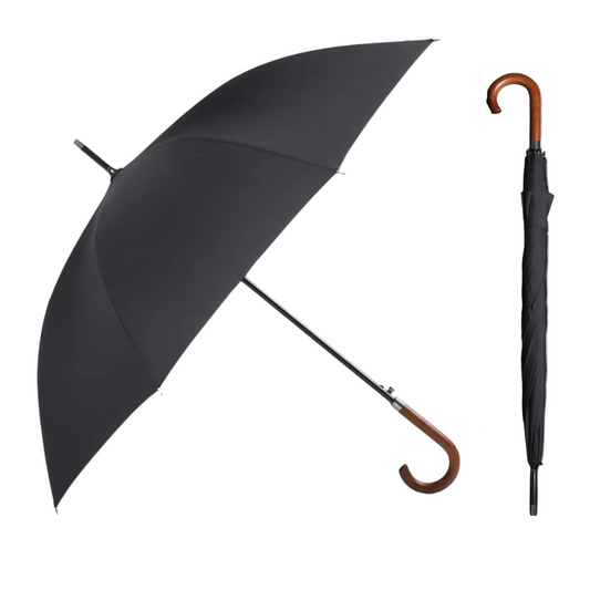 Parachase Classique - Parapluie anglais, long manche, raffiné, large protection