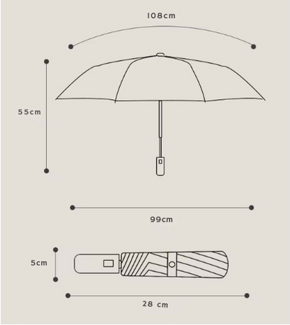 Éclipse - Parapluie enfant, sécuritaire, à plis.