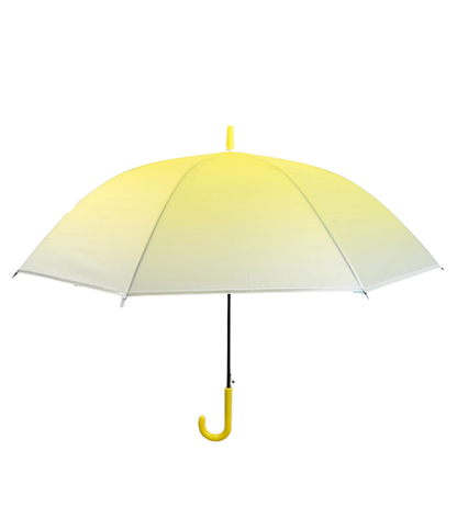 ClairDégradé - Parapluie transparent dégradé de couleur.