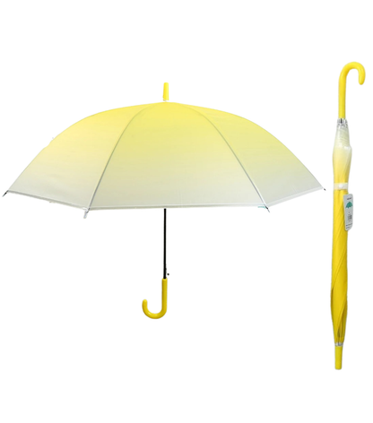 ClairDégradé - Parapluie transparent dégradé de couleur.