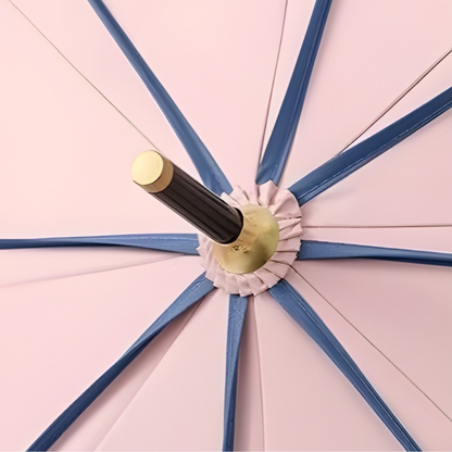 Rosea - Parapluie femme, silhouette pétale, résistant