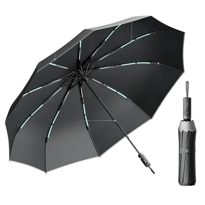 HydroTech 280T - Parapluie a plis, automatique, structure renforcé.