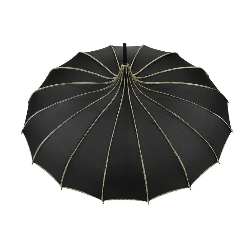 Pagoda - Parapluie femme, design pagode, large protection.