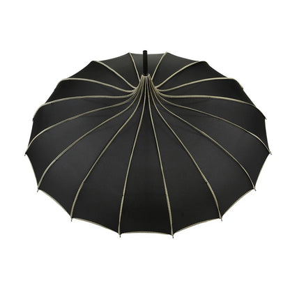 Pagoda - Parapluie femme, design pagode, large protection.