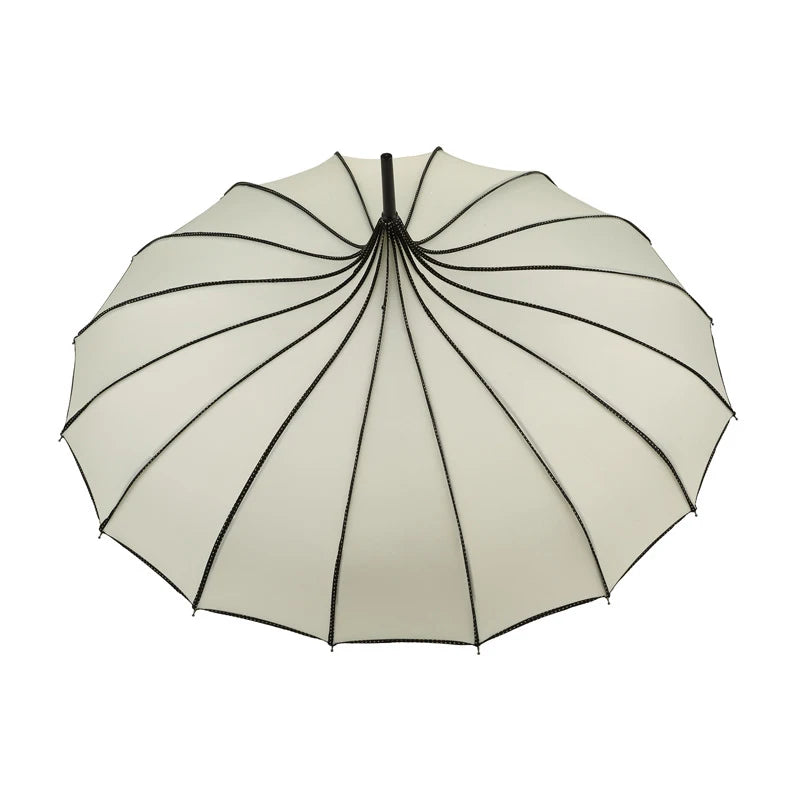Pagoda - Parapluie femme, design pagode, large protection.