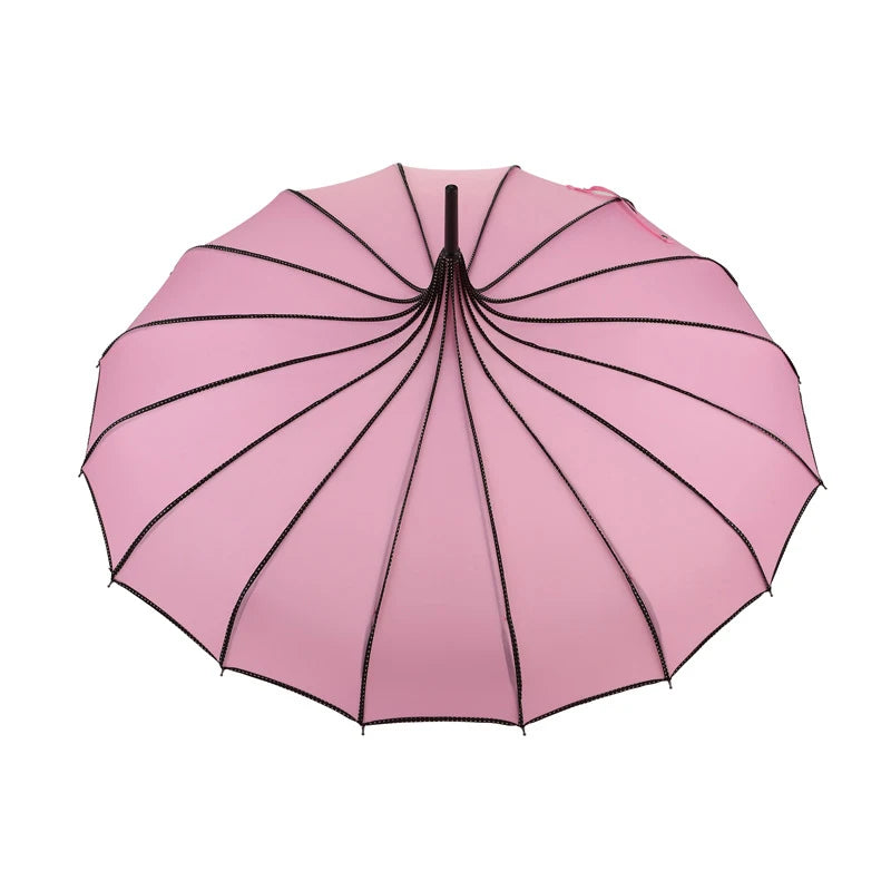 Pagoda - Parapluie femme, design pagode, large protection.