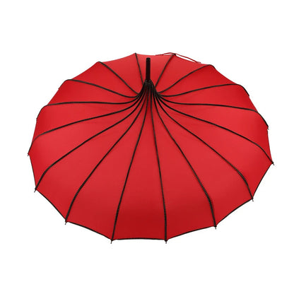 Pagoda - Parapluie femme, design pagode, large protection.