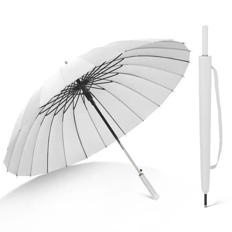 Maestral 24 - Parapluie long manche, large couverture, automatique.