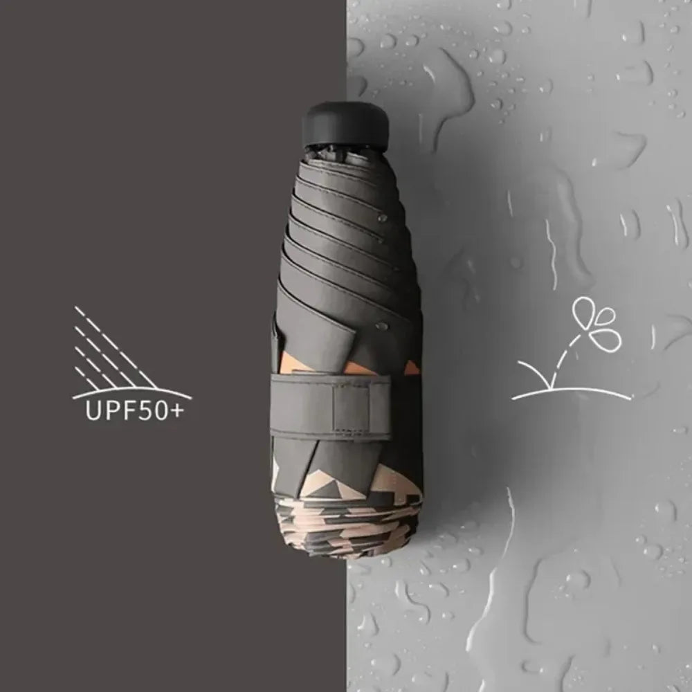 Voyageur 5 - Parapluie pliant, compact, securisé.